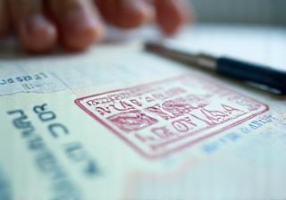 Passport with visa